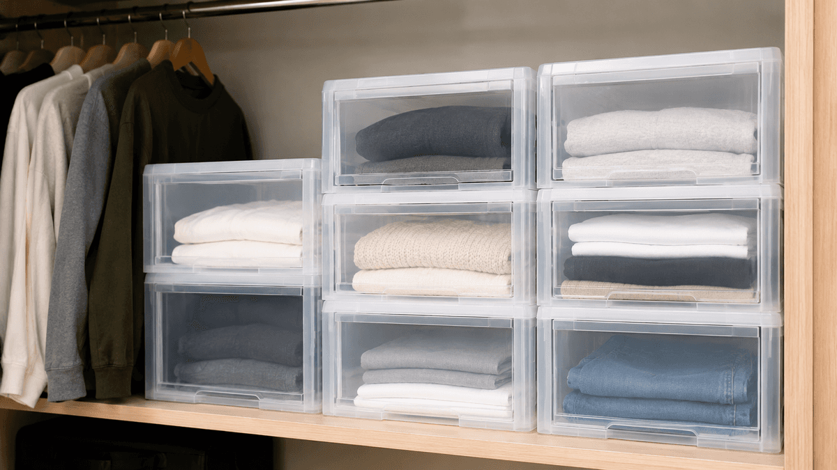 IKEA SAMLA ボックス ふた付き 22L