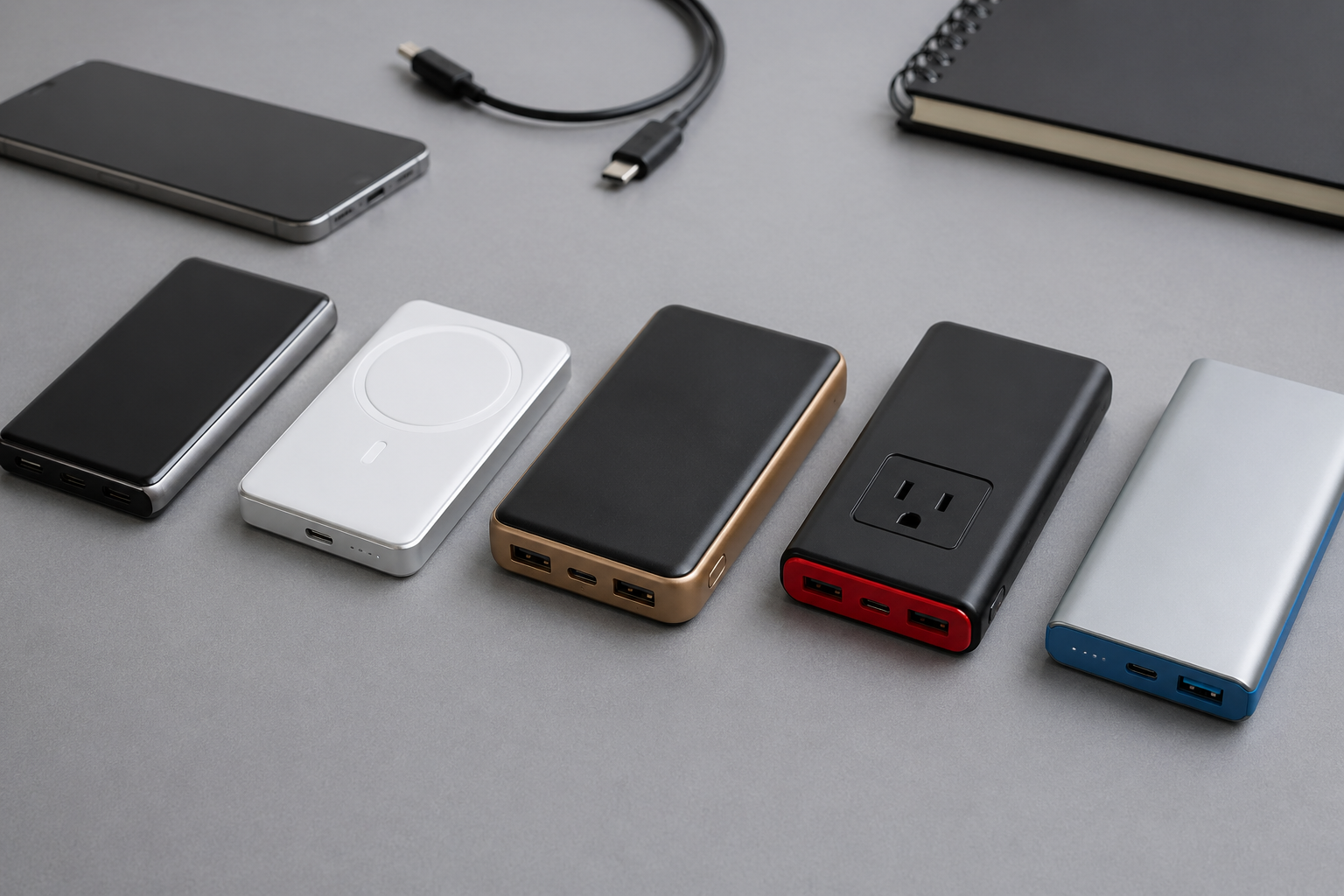【2026年版】モバイルバッテリー おすすめベスト5|Anker・CIO・cheero・Belkinを容量×急速充電で比較
