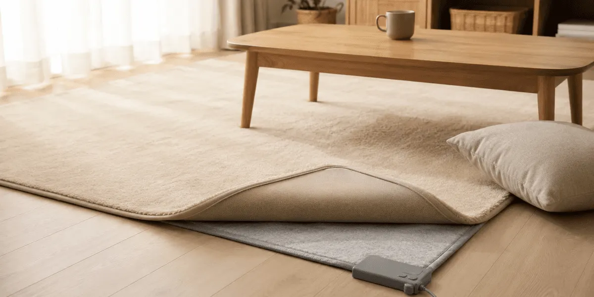 パナソニック 電気カーペット DC-2NK(2畳相当・176×176cm・トリプル断熱・2面切替) のレビュー画像(評価★4.3)