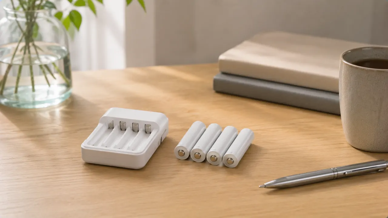 パナソニック エネループ 単3形 4本＋充電器セット