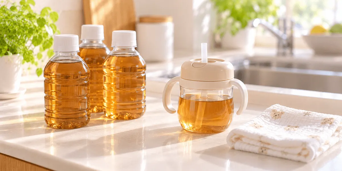 和光堂 ベビーのじかん むぎ茶 500ml×24本(1か月頃から・ノンカフェイン) のレビュー画像(評価★4.4)
