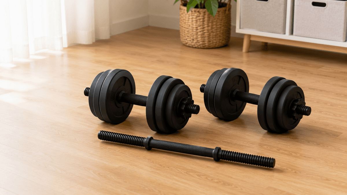 Wout バーベルにもなるダンベル 20kg 2個セット