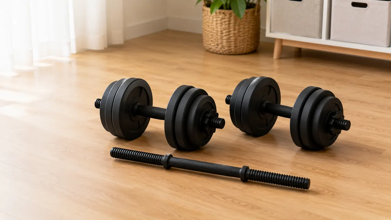 Wout バーベルにもなるダンベル 20kg 2個セット のレビュー画像（評価★4.2）